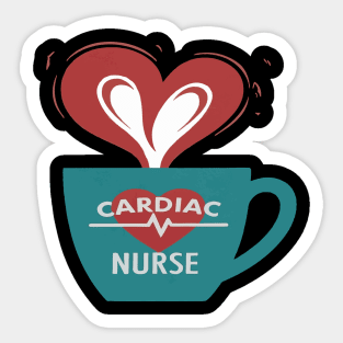 cardiac nurse need a coffee Sticker